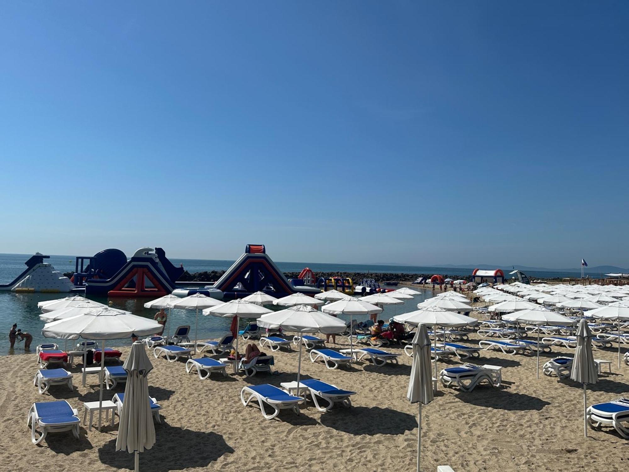 Oazis Cozy Beach Apartment Ravda Bagian luar foto